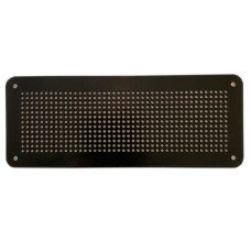 Coated Aluminium Proofing Grill Black