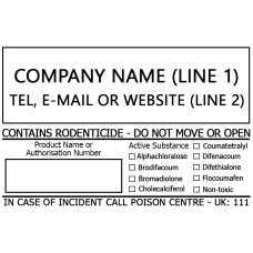 Custom Bait Point Label